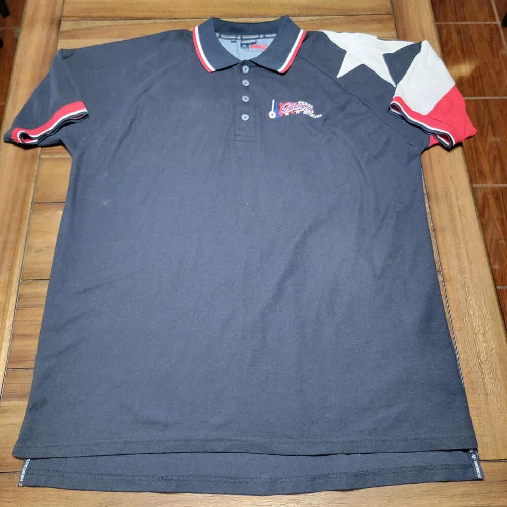 Rock Point Texas Original Texas Flag Polo "Texas Bluegrass Music, LLC" Size 2XL